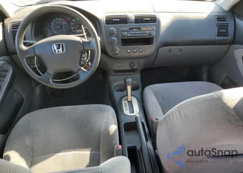 2001 Honda Civic Lx from USA, damaged, VIN 2HGES16511H561380